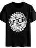 T-shirt "The Tragically Hip" Graphic - Black Casual Crew Neck Polyester Tee with Distressed Design