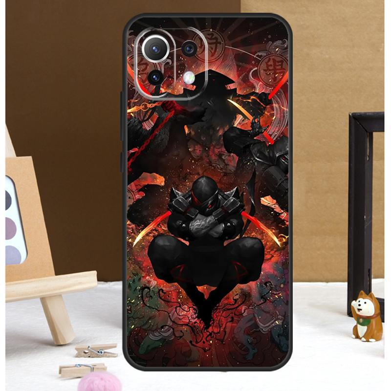 Japan Samurai Ninja Case For POCO M6 X3 X5 X6 Pro F3 F5 M5s Cover For Xiaomi 13T 12T 11T 14 Pro 12 13 Lite Case