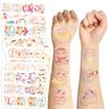 New Colorful Zodiac Tattoo Stickers Waterproof Party Gift Funny Face Stickers