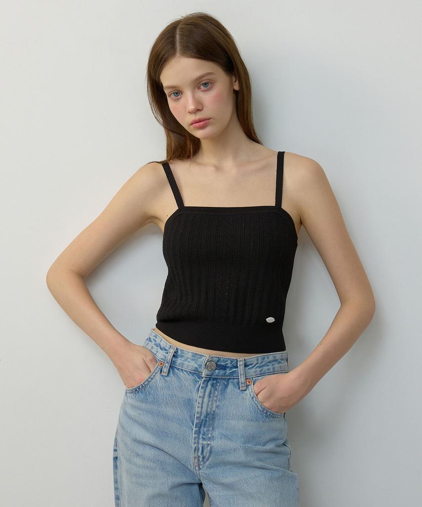 CITYBREEZE Cable Sleeveless Knit_3 Colors