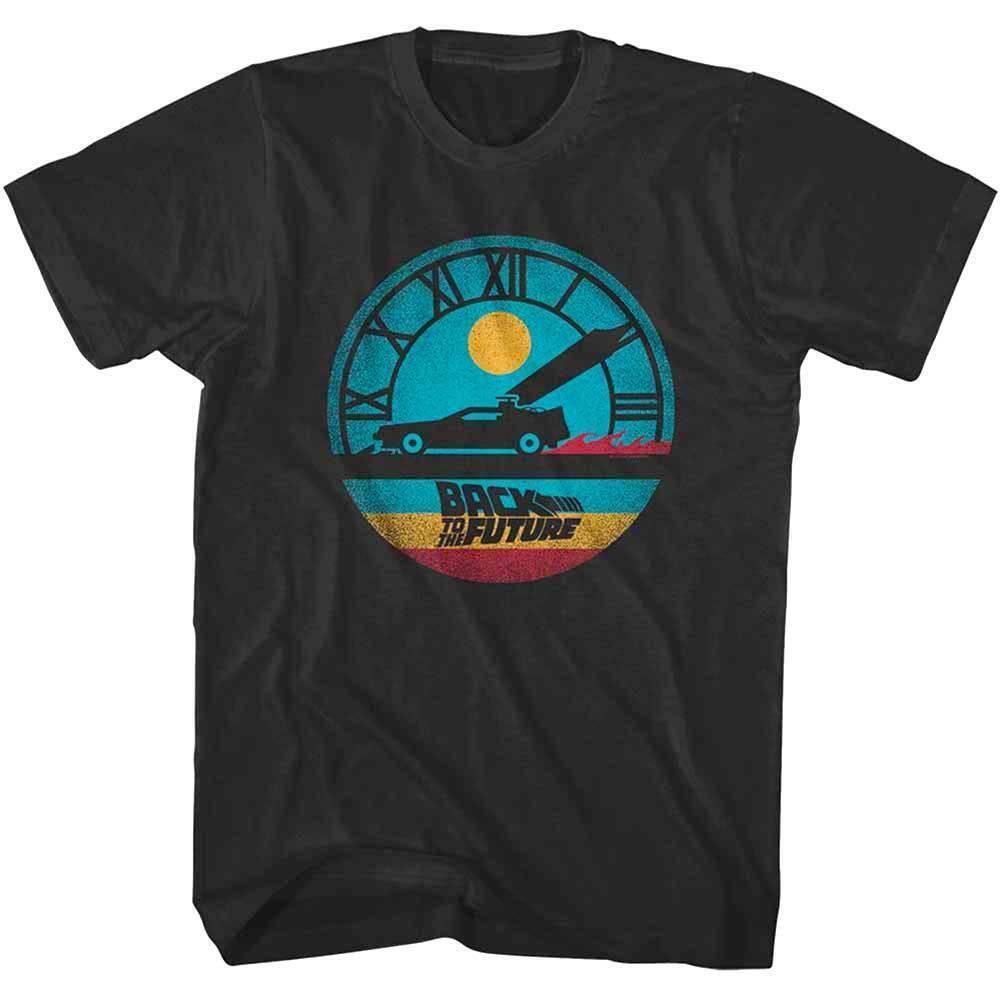 Back to The Future Clocktower Sunset Men T Shirt M