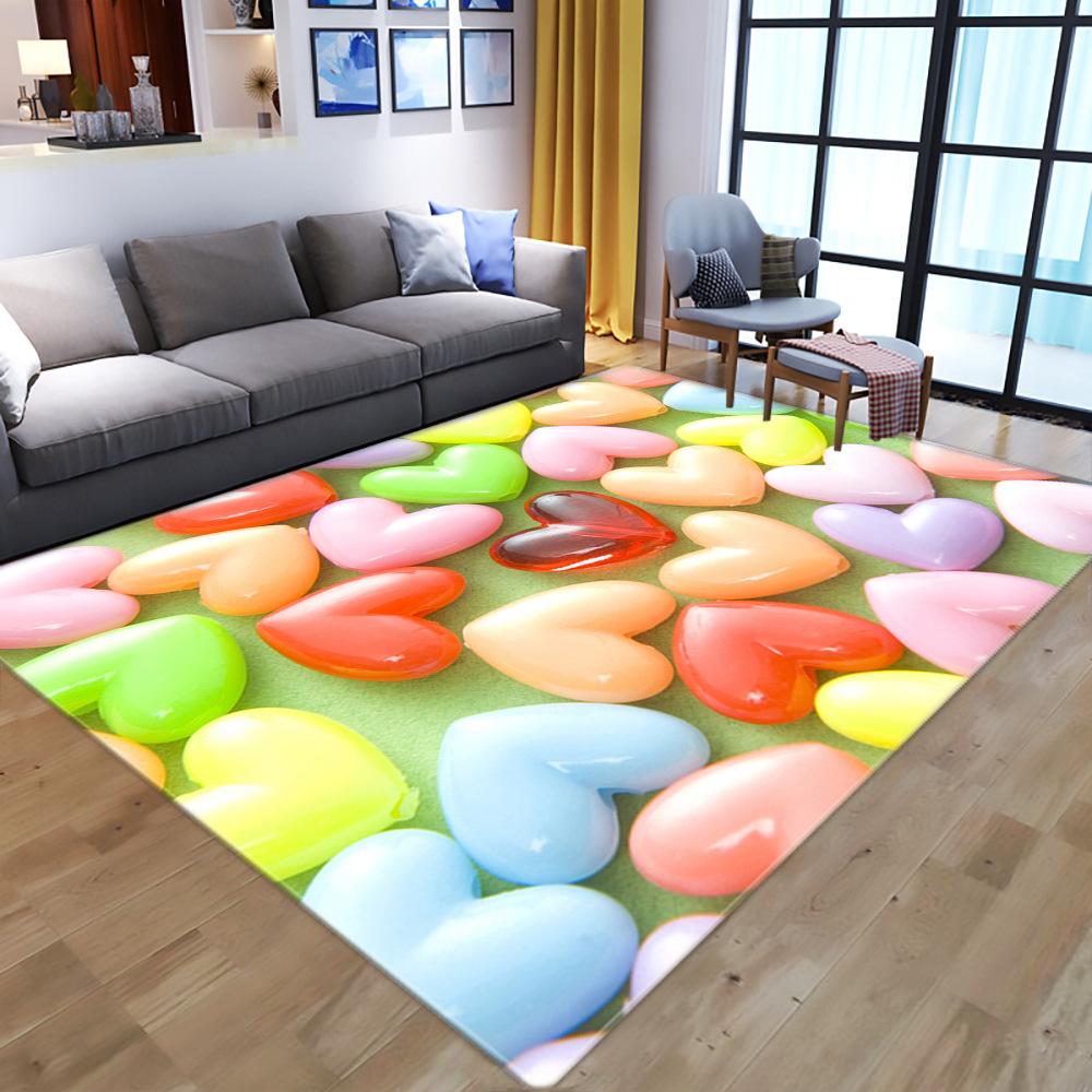 Flowers And Plants Printed Carpet Living Room Modern Home Sofa Coffee Table Bedroom Full Bedside Floor Mat