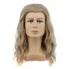 Synthetic Heavy Metal Rock Man Wig Long Curly Hair Black Wig for Men Natural Wave Wig Disco Cosplay Costume