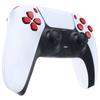 eXtremeRate Replacement for PS5 Controller Share Optional Face Pure Color Full Button Set for PlayStation 5 Controller Not D-Pad (BDM-010 & 020), R1,