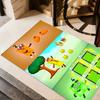 Tappeto Avventura Blocchi Numerici Adatto per Camere dei Bambini Arredare stanza Soggiorni Studio Tappeto Antiscivolo Ufficio Decorazione Casa