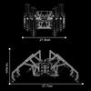 Mould King 15053 Technical RC Robot Building Blocks for Boys Motorized Spider Robot Model Building Kits Kids Christmas Gifts
