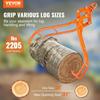 Timber Claw Hook, 28 inch 4 Claw Log Grapple for Logging Tongs, Swivel Steel Log Lifting Tongs, Eagle Claws Design with 2205 lbs/1000 kg Loading
