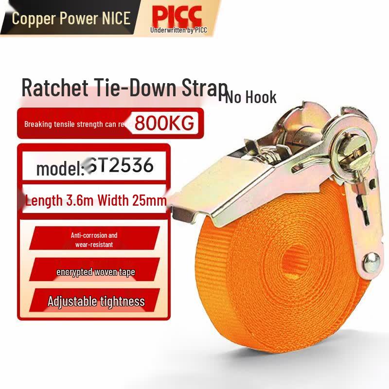 Heavy-Duty Ratchet Cargo Lashing Straps