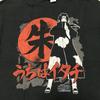 [USED] 2000s Naruto Uchiha Itachi Anime T-Shirt Black L