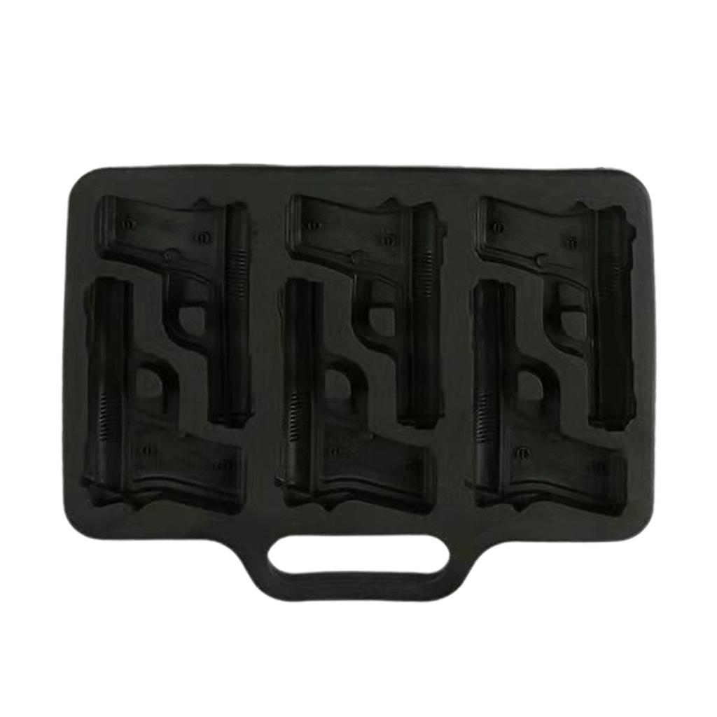Innovative Ice Maker Flexible Ice Cube Molds Handgun/Bullet Shape Silicone Ice Cube Tray Silicone Ice Cube Maker for Ice