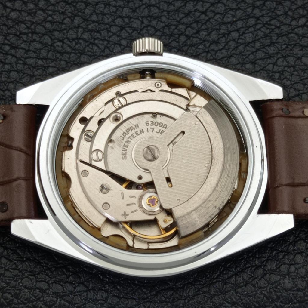 REFURBISHED SEIKO 5 AUTOMATIC MENS WATCH JAPAN MADE YELLOW DIAL CUSTOM a440075-2 QV90-a440075