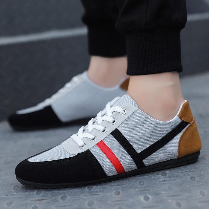 Men's Casual Shoes Spring and Summer New Breathable Canvas Shoes