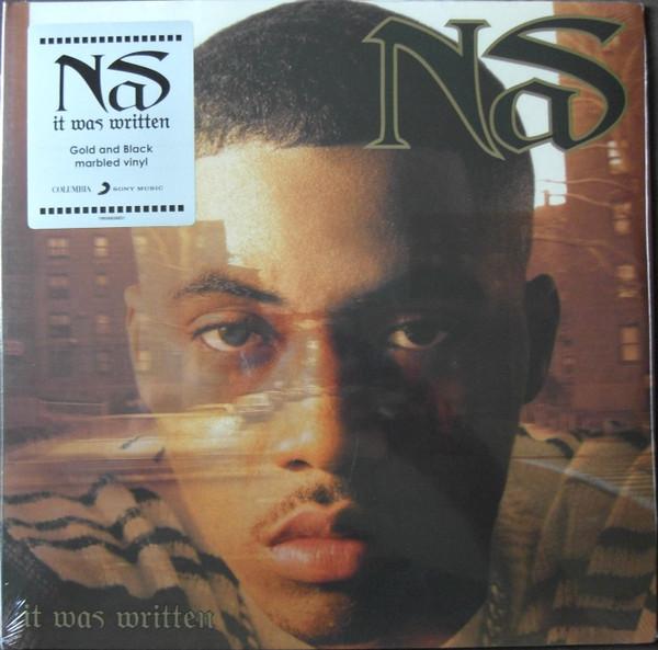 LP Record NAS - It Was Written (gold And Black Marb 19658828851 Columbia 2023 Worldwide Rap & Hip-Hop/R&B