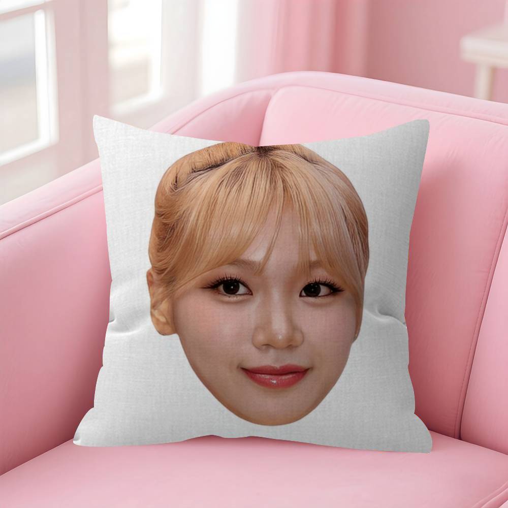 Singer C-Chaewon Beauty Pillow Cover For Bedroom Room And Living Room Sofa Decorative Cushion Cover