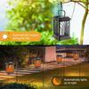Dancing Flame Solar Lantern Outdoor Waterproof Tent Lantern Decoration Romantic Hiking Flashlight Solar Landscape Lamp For