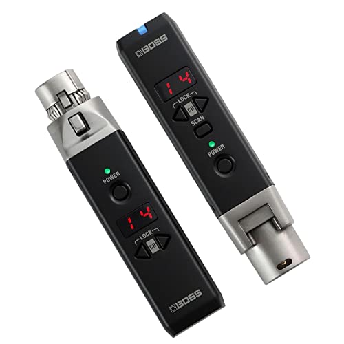 BOSS WL-30XLR Wireless System Easy Setup Dynamic Microphone Wireless Up to 70m Transmission Range 4 Channels Live Performance Lecture