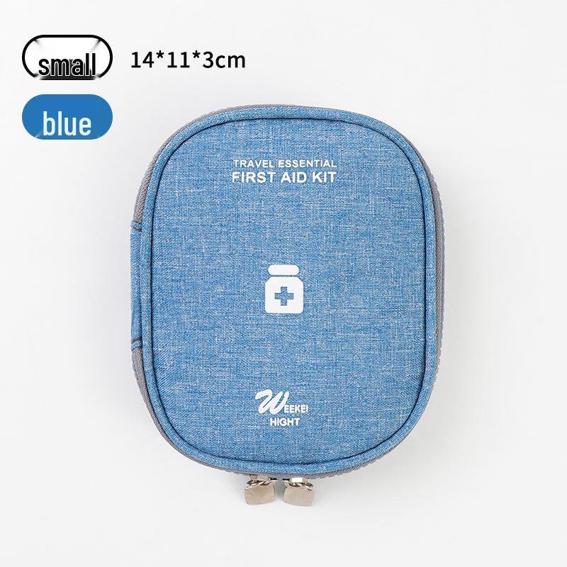 Portable Medical First Aid Bag - Compact Emergency Medicine and Storage Organizer