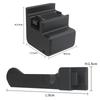3D Printing Camera Grip Holder Accessories Expand Adapter Photo Handle Key ABS Handheld Controller for DJI Action 3/4/5 Pro
