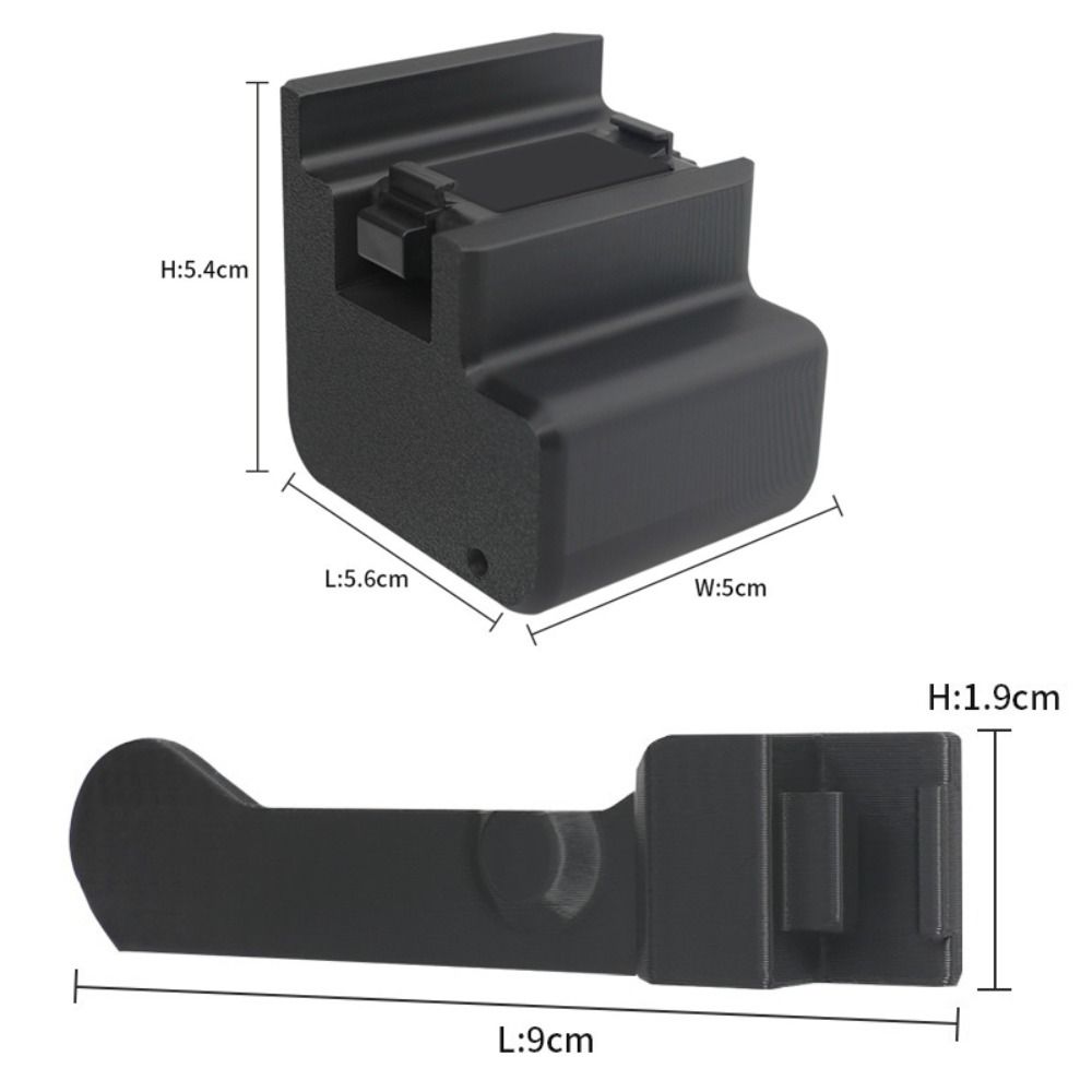 3D Printing Camera Grip Holder Accessories Expand Adapter Photo Handle Key ABS Handheld Controller for DJI Action 3/4/5 Pro