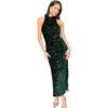 AX Paris Womens/Ladies Sequin Velvet Fitted Formal Midi Dress