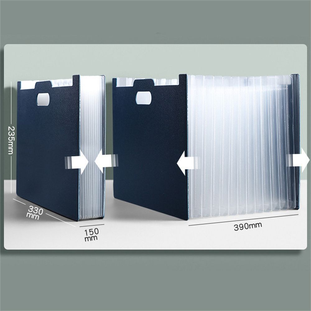 Document Organizer Desk File Folder A4 Organizer Expanding File Folder Organ Bag Accordions Bag