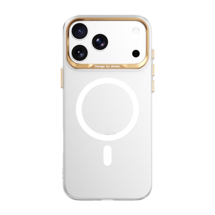 Lightweight Semi Transparent Frosted Magnetic PC Phone Case For iPhone 18 Pro, Anti-Fingerprint Metal Buttons Lens Protection Wireless Charging Cover