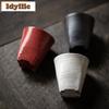 Wabi Sabi Stil Pulver Yin Teetasse Retro Teeschale Teepaar Teeverkostung Dufttasse Chazhan Meistertassen Geschirr Dekoration Geschenk