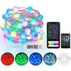 10M 100 LED Smart Globe String Lights RGB 16 Million Color Changing Starry Ball Fairy Light APP DIY Twinkle Fairy Lights