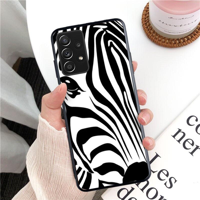 Zebra-Telefonhülle für Samsung Galaxy A13 A22 A12 A32 A71 A11 A21S A33 A52 A72 A51 A50 A70 A31 M31