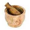 Divit Shilp Mortar and Pestle, Natural Stone Grinder for Spices, Pastes, Herbs, Seasoning Etc. (Haldi)