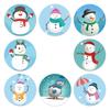 100-500pcs Merry Christmas Sticker Animals Snowman Trees Decorative Stickers Christmas Gift Package Decor Stickers Envelop Seals