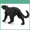 Black Panther Pvc Wildlife Model With Realistic Detailing For Collection And Display