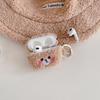 Cute  Plush Teddy Bear Headphone Cover For Apple Airpods 4 3 2 1 and Airpods Pro2 3 Protective Case Against Falls