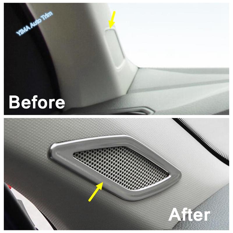 Car Glove Storage Box Sequ / Igniter Panel / Head Fog Light Switch Button Cover AC Trim For VW Volkswagen T-Cross  -