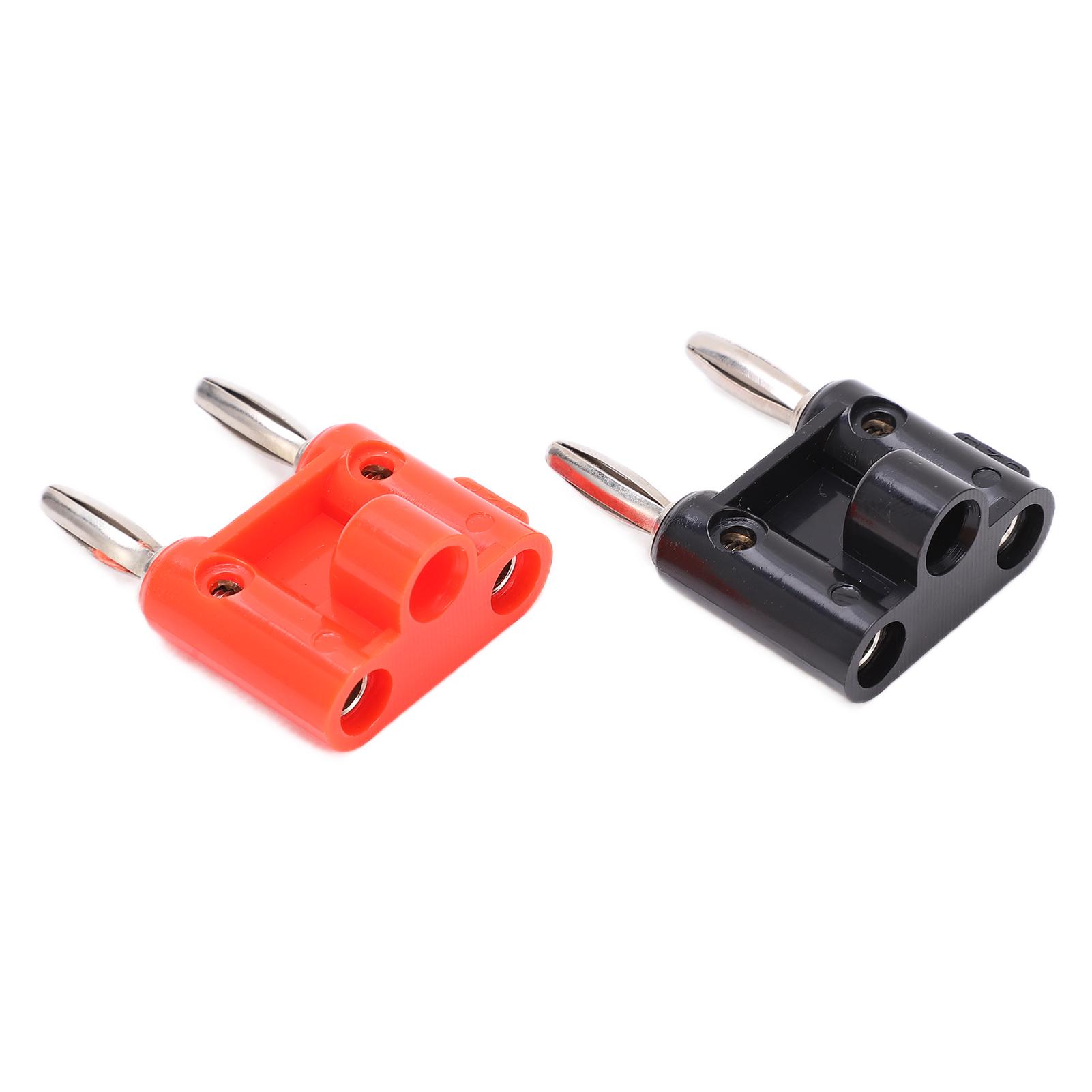 

5 комплектов 4 мм двойной штекер типа банан никелированный адаптер штекера банан для антенного коаксиального кабеля