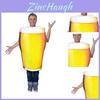 Boccale da Birra Oktoberfest da Uomo Costume di Halloween Abito da Festa per Adulti