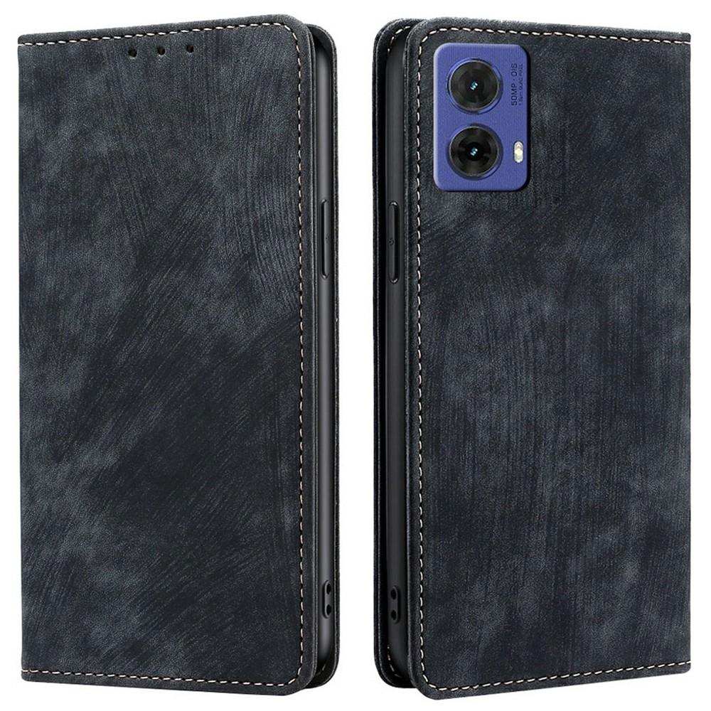 Pro Motorola Moto G85 5G/S50 Neo 5G Pouzdro RFID Blokující Peněženka Kožený Kryt na Telefon