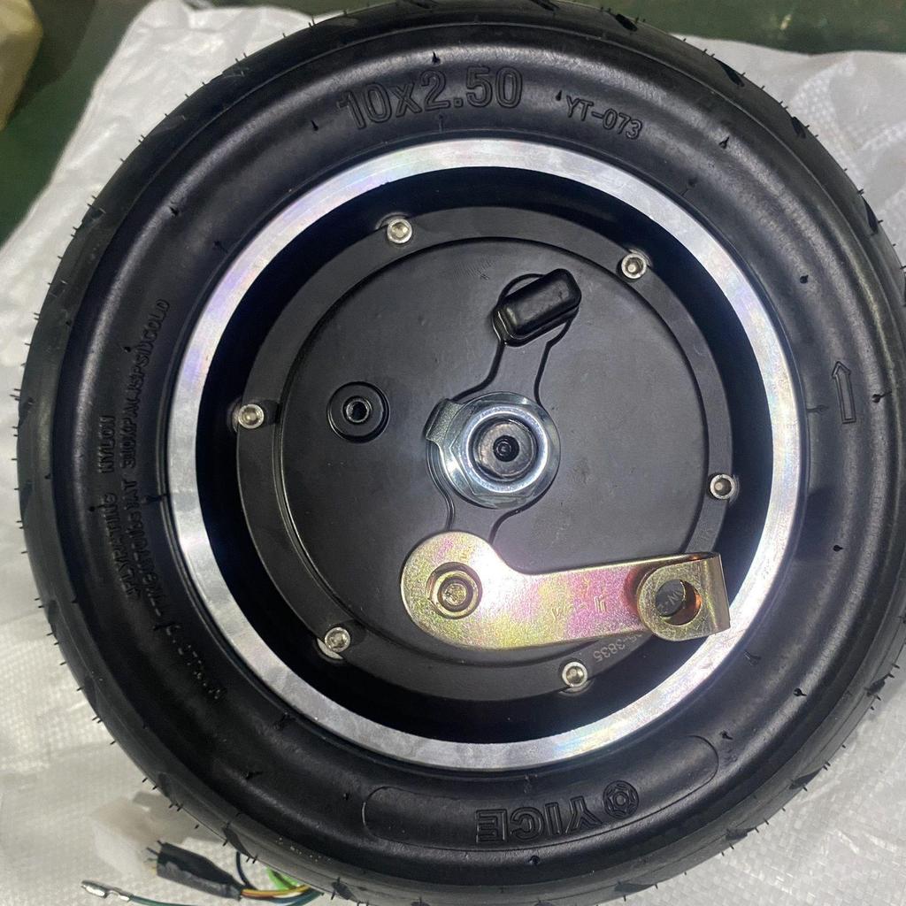 10-Inch Electric Scooter Motor with Disc Brake for Ride-Hailing & Commuting, Compatible with 36V/48V Systems, Rear Wheel Hub Motor