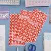 1-50 51-100 Letter Number Sticker Self-Adhesive Waterproof Labels Number Advent Stickers Calendar Number Paper Stickers Decor