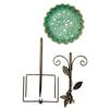 Bird Bath Bowl Patio Birdfeeder Metal Standing Birdbath Bowl Decorations Frost-proof Height Adjustable For Balcony Yard Outdoor