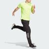 Adidas Designed For Running Reflective Stripe T-Shirt Men Tops Bright-Lemon-Yellow IJ9379