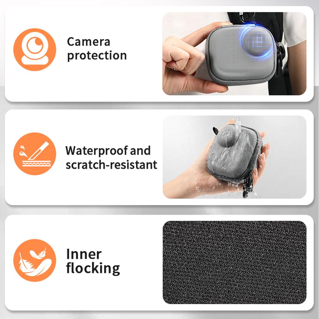 Mini Single Portable Bag for Insta360 Go Ultra Carrying Case Handbag Storage Box for Insta360 Go Ultra Thumb Camera Accessories