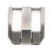Unisex Belt Buckle Parts Rectangular Silver 0mm for Leather Pants
