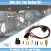 uxcell Electric Fan Relay Kit with 185'F ON-175'F Off Thread Inprobe 40A Radiator Electric