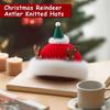 Christmas Hat Deer Antler Plush Hat