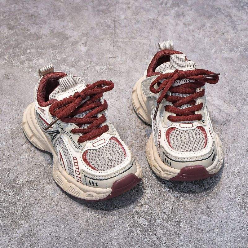 Spring and Autumn New Children's Shoes Versatile Non-slip Soft Sole Breathable Lightweight Student Boys and Girls Sports Running Shoes