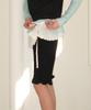 RONRON Frill Short Biker Pants Black