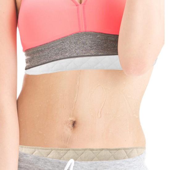 Bra Liner Reusable Washable Under-Breast Sweat Absorber Pads Women Odor Control Cotton Breast Pad Moisture Wicking Boob Insert Lining