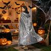 Party-Umhang für Erwachsene Glänzendes Kapuzenumhang schillernder Ganzkörper-Umhang funkelnd Unisex Vielseitige Farbe Halloween Maskenball Mardi Gras Kostüm Fantasy