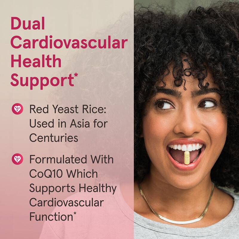 Red Yeast Rice + Co-Q10, 120 Veggie Capsules